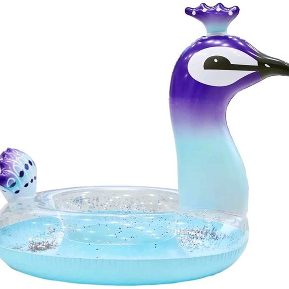 🎈3 for $25🎈Sequin Inflatable Swimming Pool Float - Floating Swan - Picture 10 of 10